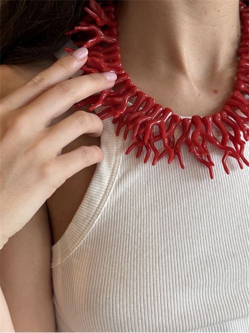 Collana coralli DIECI MINUTI | COLLANA51